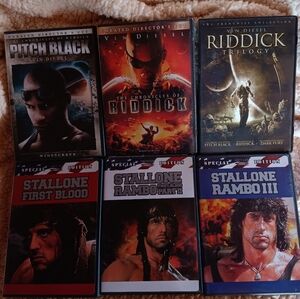 Vin Diesel and Stallone DVD Collection